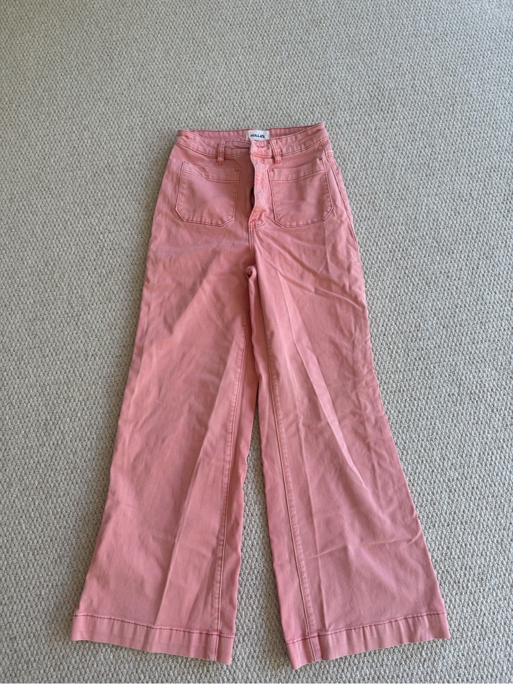 Rollas Wide-Leg High-Rise Jeans